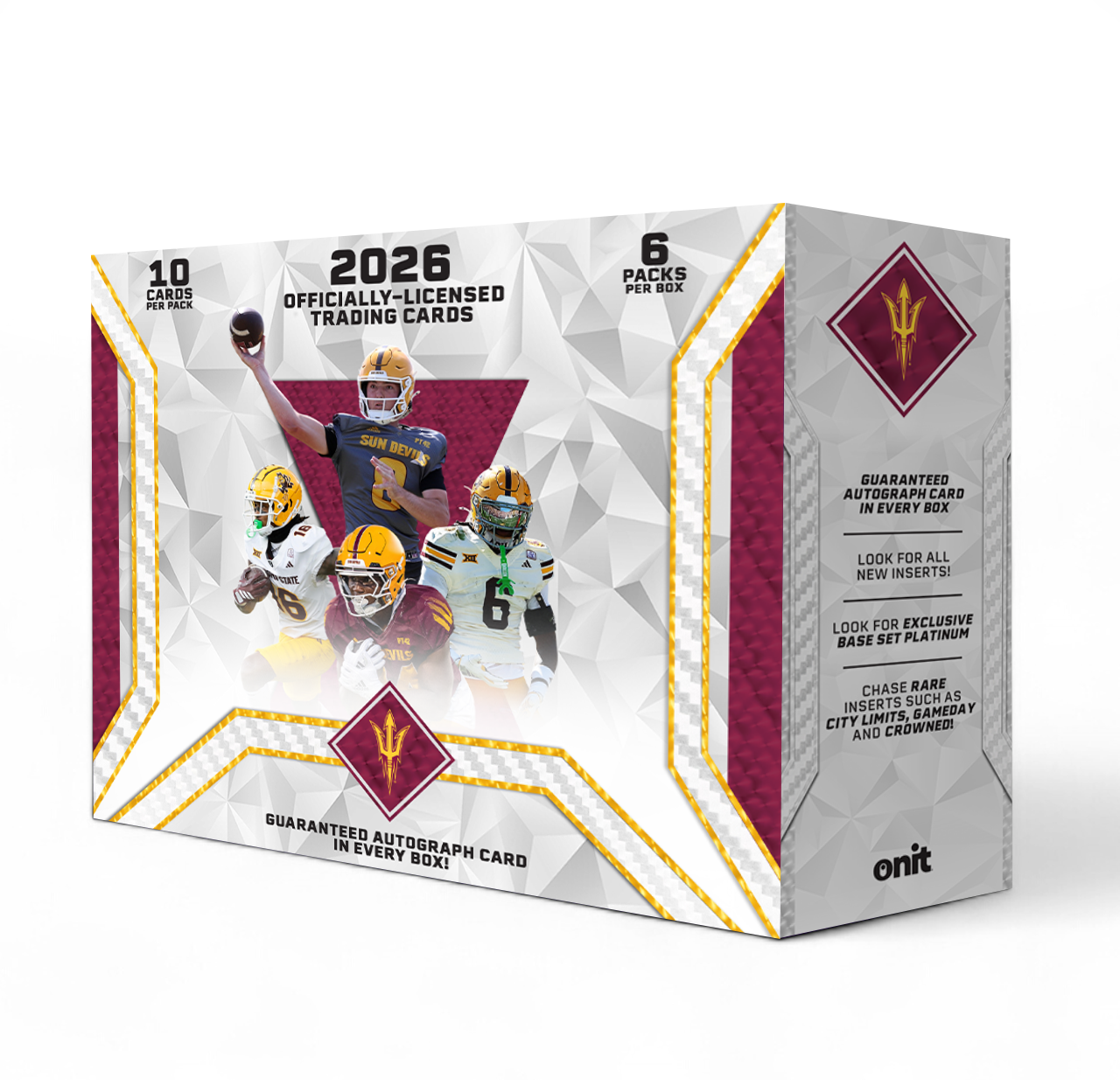 2026 Arizona State football ONIT Platinum trading card box